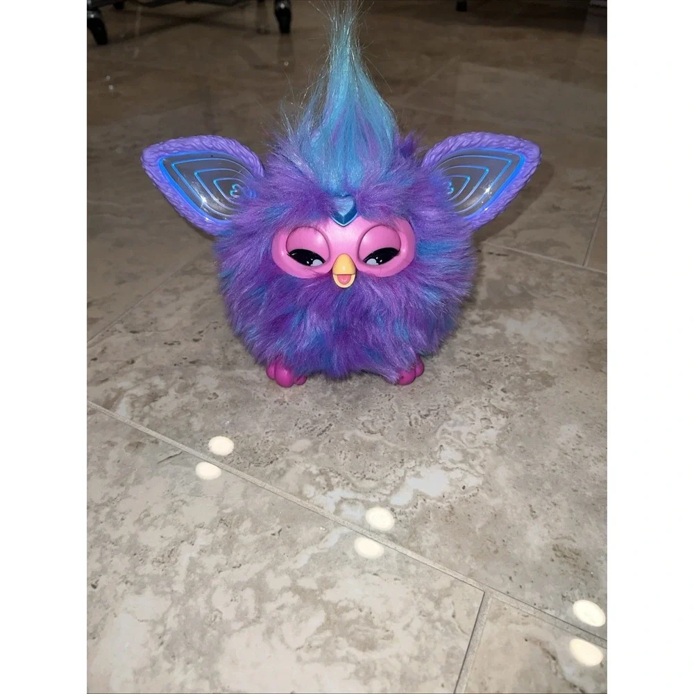 Furby Blue Purple Talking Plush‎ Interactive Electronic Toy 2023 Hasbro